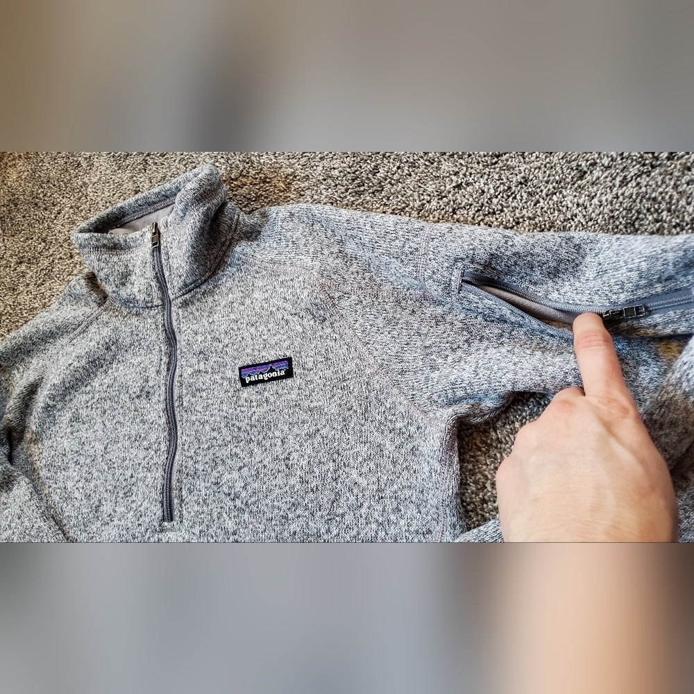 Patagonia women's Better Sweater 1/4 Zip Fleece LIKE NEW - Picture 4 of 15